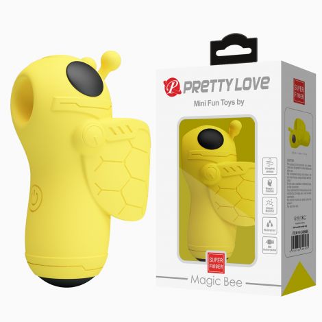 Вакуумний вібростимулятор - Pretty Love Magic Bee Stimulator Yellow