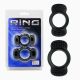 Эрекционнные кільця - Ring Set Black, 2 шт.