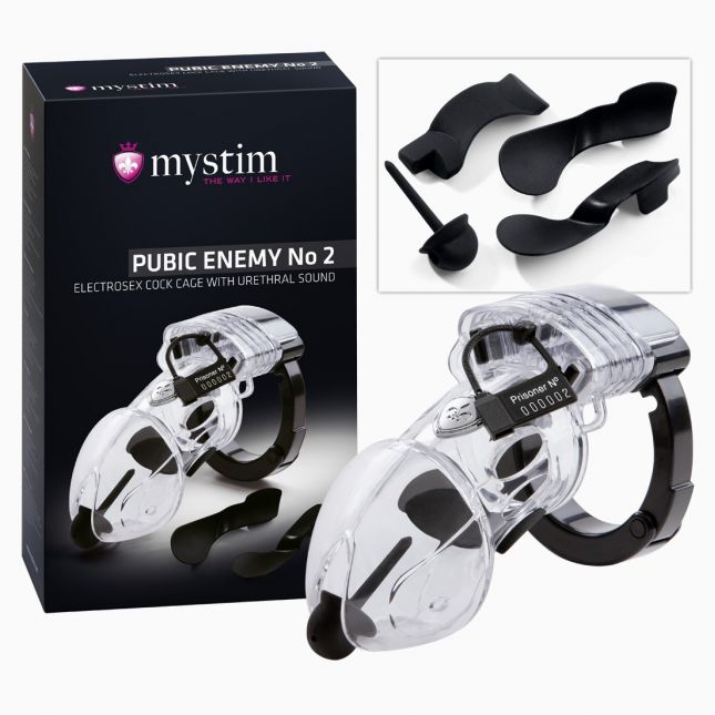 Електростимулятор - Pubic Enemy No. 2 Cock Cage