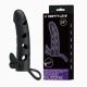 Насадка на член - Pretty Love Penis Sleeve With Ball Strap 5.98" Black Насадка на член - Pretty Love Penis Sleeve With Ball Strap 5.98" Black