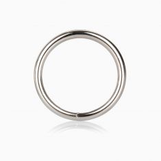 CalExotics Silver Ring Large - металлическое эрекционное кольцо, 5 см