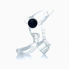 Ерекційне кільце - Dolphin Vibro CockRing Clear