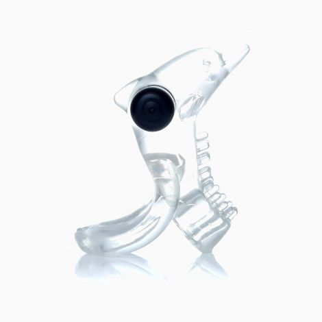 Ерекційне кільце - Dolphin Vibro CockRing Clear