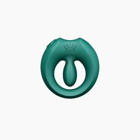 Ерекційне смарт-віброкільце Zalo Apis Turquoise Green, до 4 годин роботи, зарядний кейс Ерекційне смарт-віброкільце Zalo Apis Turquoise Green, до 4 годин роботи, зарядний кейс