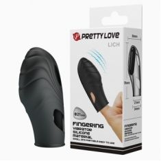 Вібратор - Pretty Love Lich Finger Vibrator Black