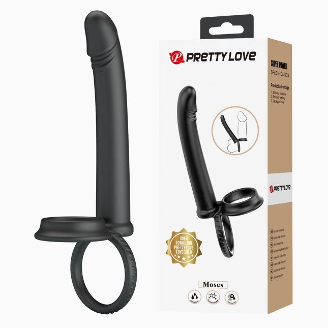 Кільце-насадка для подвійного проникнення - Pretty Love Moses