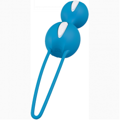 Вагинальные шарики SMARTBALLS DUO от Fun Factory, бело-бирюзовый