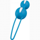 Вагінальні кульки SMARTBALLS DUO від Fun Factory, біло-бірюзовий