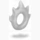 Ерекційне кільце FLAME від Fun Factory, срібний