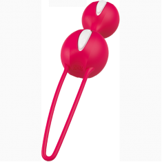 Вагинальные шарики SMARTBALLS DUO от Fun Factory, бело-красный