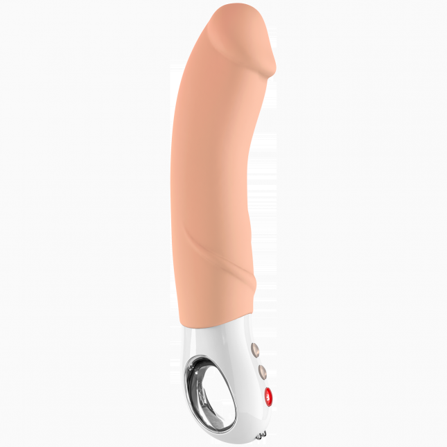 Крупный мощный вибратор BIG BOSS G5 от Fun Factory (Германия), телесный
