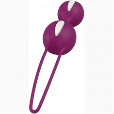Вагинальные шарики SMARTBALLS DUO от Fun Factory, бело-виноградный