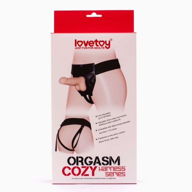 Труси для страпона - Orgazm Cozy Harness Flesh Dildo #1
