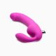 Royal Rider Vibrating Silicone Strapless Strap On Dildo - страпон, 21.5х3.8 см
