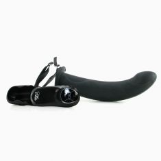 Порожнистий страпон Fetish Fantasy Extreme Vibrating Silicone Hollow Strap - On, 25,5х5, 5 см
