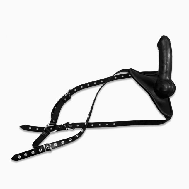 Женский страпон - XXdreamSToys Strap-On Leder m. Latex Dildo