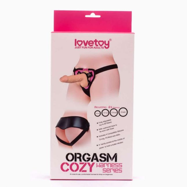 Трусы для страпона - Orgazm Cozy Harness Flesh Dildo #2