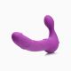 Royal Revolver Vibrating Strapless Silicone Strap On Dildo - страпон, 24.7х3.8 см