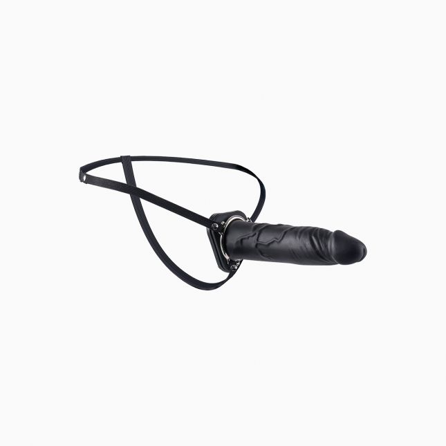 Страпон Hollow Strap - on 10'' Black, 25,4х4 см