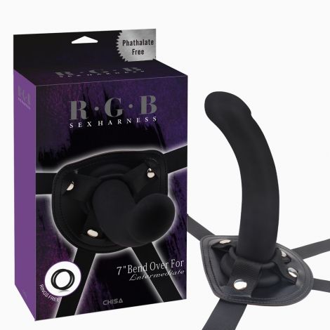 Страпон R.G.B Bend Over For Intermediate Strap On Black