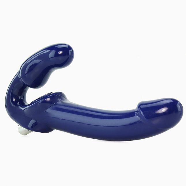 Revolver II Vibrating Strapless Strap On Dildo - страпон, 25,5х3 см