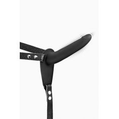 Страпон з вібрацією Fetish Tentation Vibrating Strap-On with Dildo Black