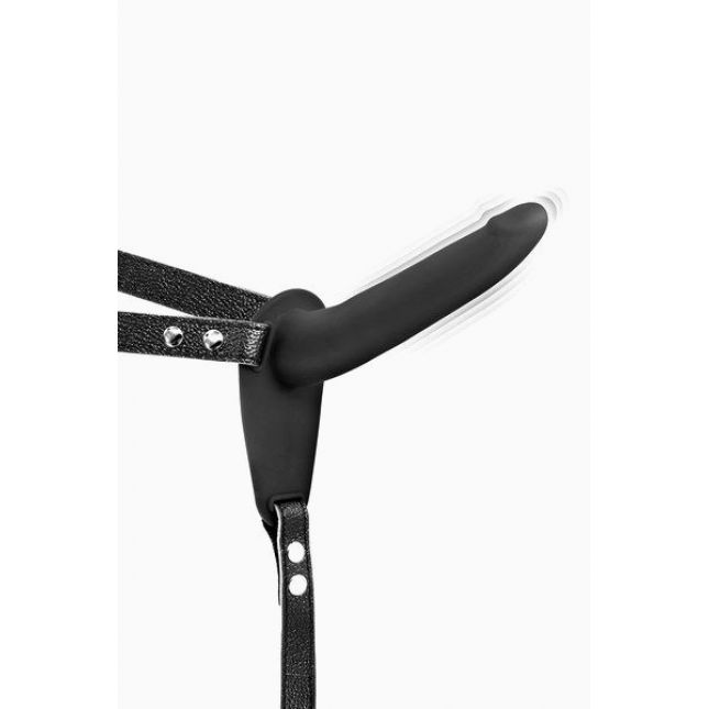 Страпон з вібрацією Fetish Tentation Vibrating Strap-On with Dildo Black