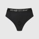 Трусики-бразиліана з фіксацією дилдо Strap-On-Me Harness Lingerie Idole – XS – Black, високі