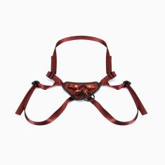 Трусики для страпона Liebe Seele Wine Red Strap-on Harness