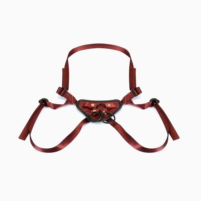 Трусики для страпона Liebe Seele Wine Red Strap-on Harness Трусики для страпона Liebe Seele Wine Red Strap-on Harness
