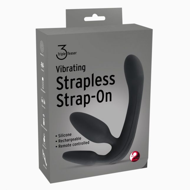 Страпон - Vibrating Strapless Strap - On 3