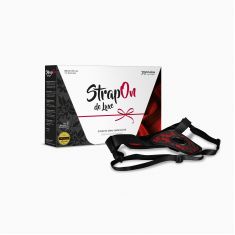 Трусики для страпона - StrapOn de Luxe red, with back, small - large