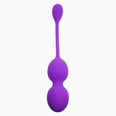 Вагінальні віброкульки - Vibrating Kegel Balls Purple, 32 мм, 80 г