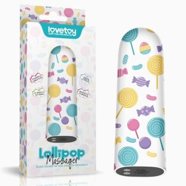 Вібропуля - Rechargeable Lollipop Massager