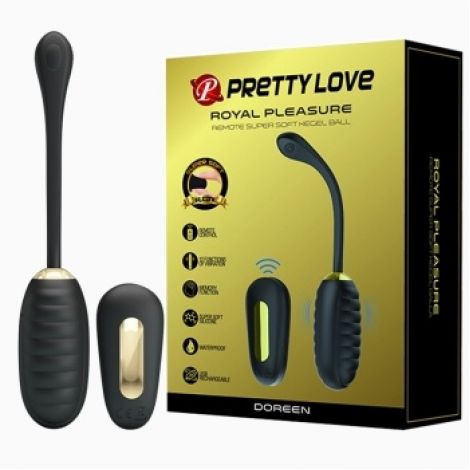 Віброяйце - Pretty Love Royal Pleasure Doreen Black