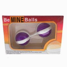 Вагинальные шарики - Be Mine Balls Dark Purple