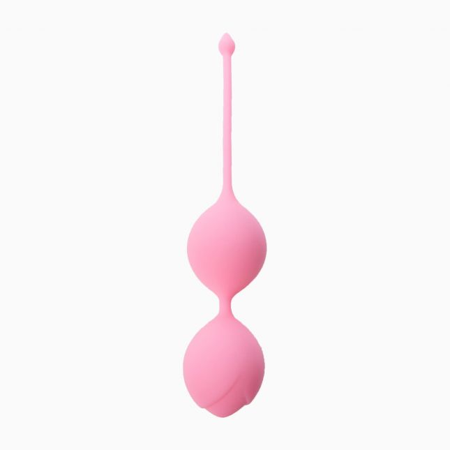 Вагінальні кульки - Silicone Kegel Balls Pink, 29 мм, 60 г