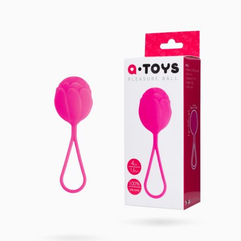Вагінальні кульки Toyfa A - Toys, силікон, рожевий, Ø 3,5 см