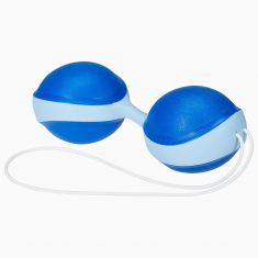 Вагинальные шарики - Amor Gym Balls, синий/голубой