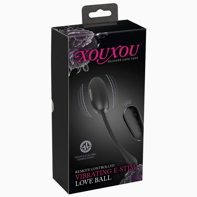 Віброяйце - XouXou Vibrating E-Stim Love Ball