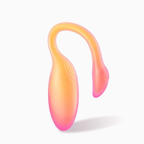 Смарт-віброяйце Magic Motion Flamingo Max Orange 2 в 1: віброяйце та тренажер Кегеля, 10 режимів