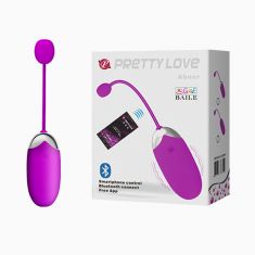 Віброяйце - Pretty Love Abner Vibrating Egg Purple (App) Віброяйце - Pretty Love Abner Vibrating Egg Purple (App)