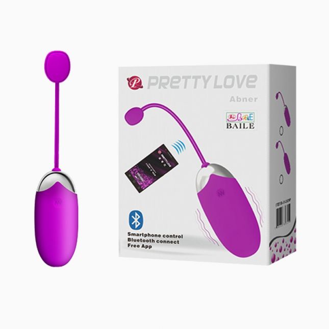 Віброяйце - Pretty Love Abner Vibrating Egg Purple (App) Віброяйце - Pretty Love Abner Vibrating Egg Purple (App)