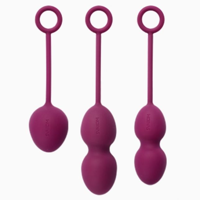 Svakom - Nova Kegel вагинальные шарики со смещенным центром тяжести, 3 шт (фиолетовый)