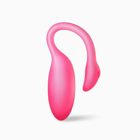 Смарт-віброяйце Magic Motion Flamingo Max Pink 2 в 1: віброяйце та тренажер Кегеля, 10 режимів