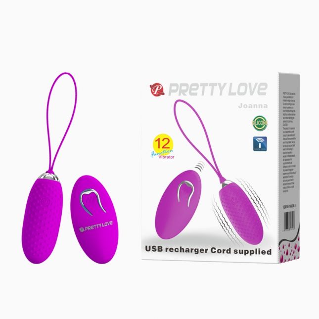 Віброяйце - Pretty Love Joannna Vibrating Egg Purple