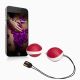 Вагінальні кульки - Vibratissimo DuoBalls Charger, фіолетовий/білий