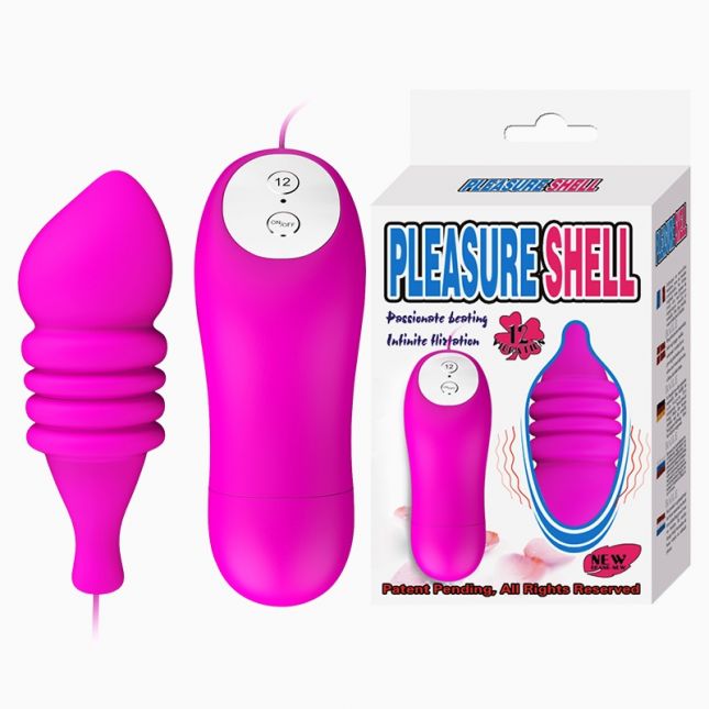 Віброяйце - Vibrating Egg, 12 Speed Vibr, Purple, 8,8x3,4 см