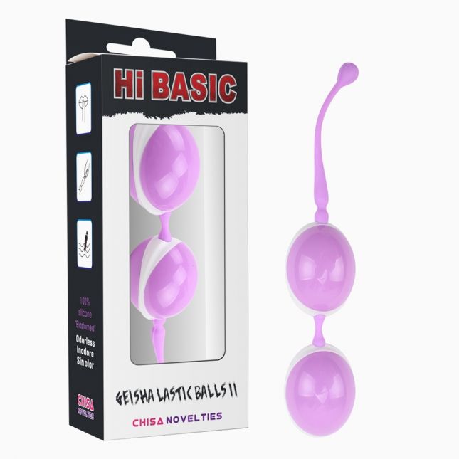 Вагінальні кульки - Geisha Lastic Double Balls II, рожевий