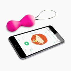 Смарт вагинальные шарики Gvibe Gballs 2 App 8 на 3 см (розовые)